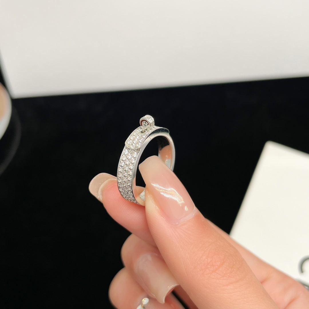 [Perla Lux]KELLY SILVER DIAMOND RING