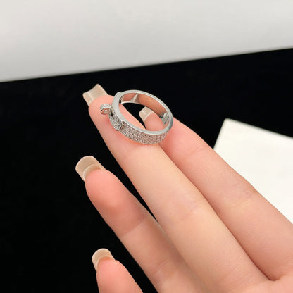 [Perla Lux]KELLY SILVER DIAMOND RING