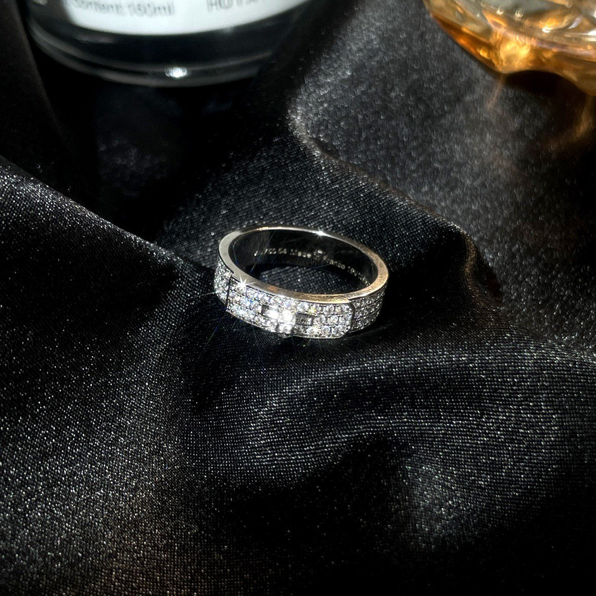 [Perla Lux]KELLY SILVER DIAMOND RING