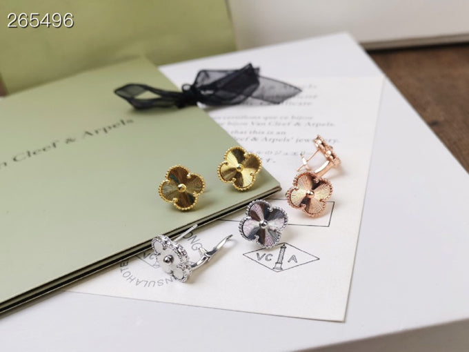 [Perla Lux]CLOVER MEDIUM STUD EARRINGS