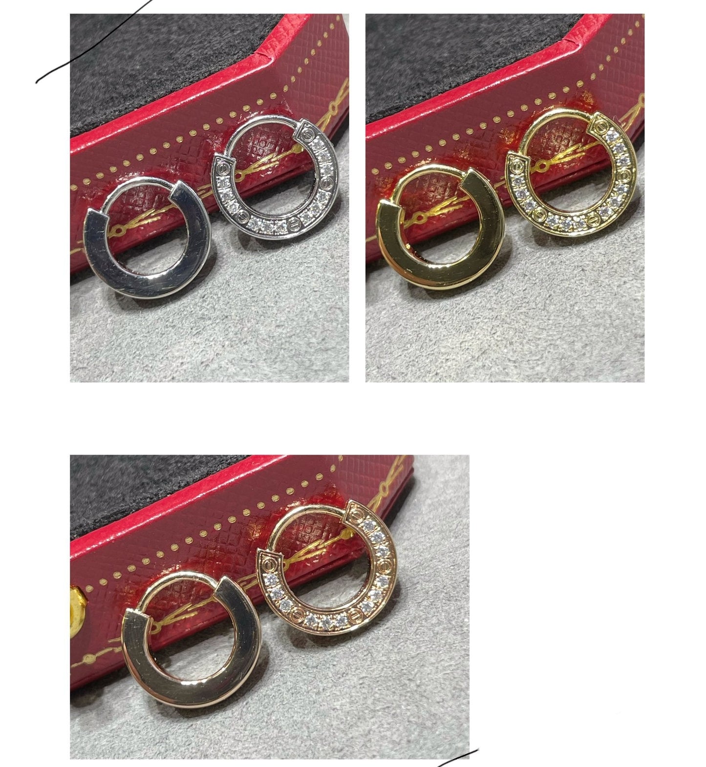 [Perla Lux]LOVE DIAMOND EARRINGS