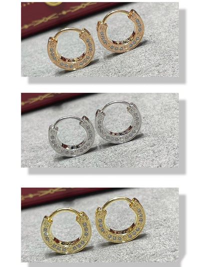 [Perla Lux]LOVE DIAMOND EARRINGS