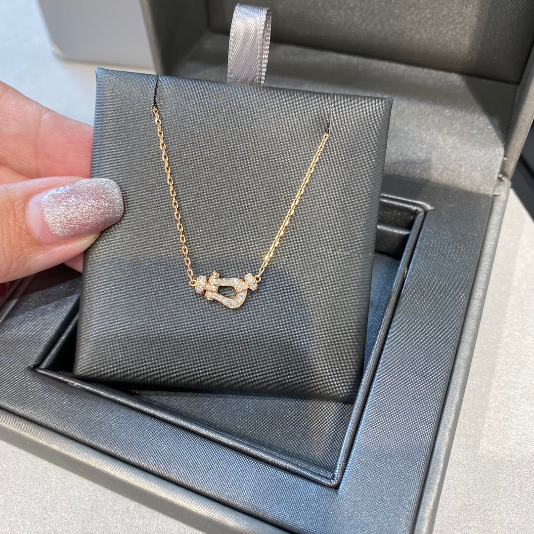 [Perla Lux]FORCE 10 DIAMOND PINK GOLD NECKLACE MINI MODEL