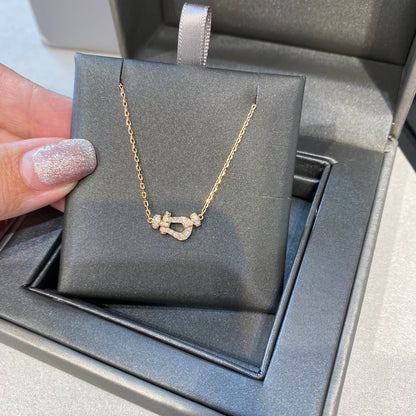 [Perla Lux]FORCE 10 DIAMOND PINK GOLD NECKLACE MINI MODEL