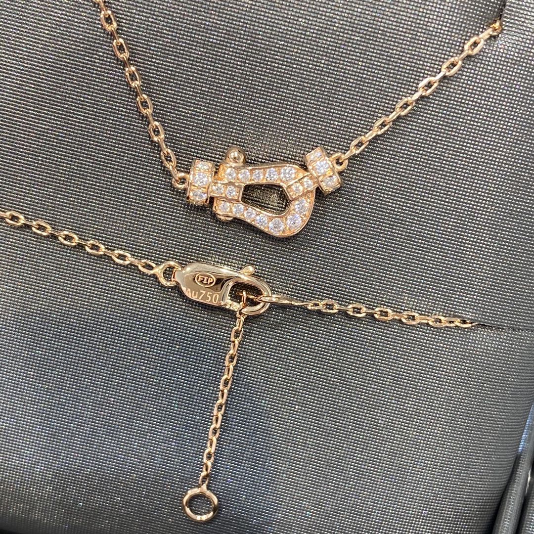 [Perla Lux]FORCE 10 DIAMOND PINK GOLD NECKLACE MINI MODEL