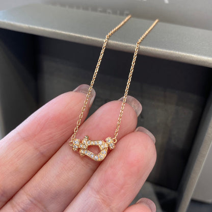 [Perla Lux]FORCE 10 DIAMOND PINK GOLD NECKLACE MINI MODEL