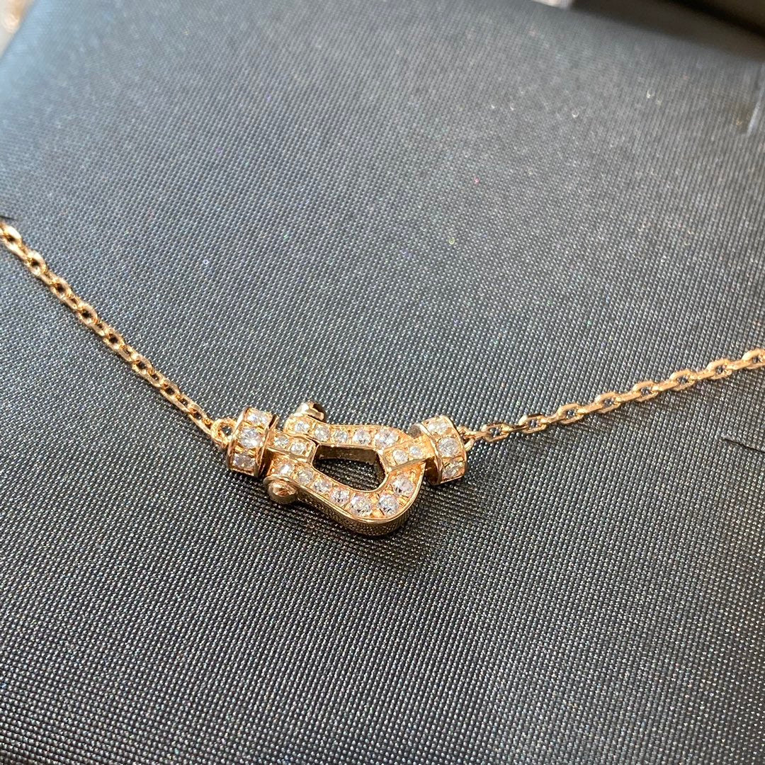 [Perla Lux]FORCE 10 DIAMOND PINK GOLD NECKLACE MINI MODEL