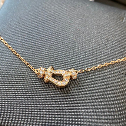 [Perla Lux]FORCE 10 DIAMOND PINK GOLD NECKLACE MINI MODEL