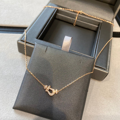 [Perla Lux]FORCE 10 DIAMOND PINK GOLD NECKLACE MINI MODEL