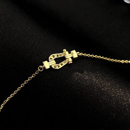[Perla Lux]FORCE 10 FULL DIAMOND BUCKLE CHAIN LINK MINI MODEL