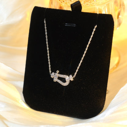 [Perla Lux]FORCE 10 DIAMOND SILVER NECKLACE MINI MODEL