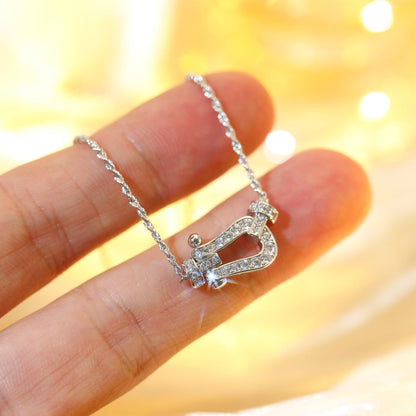 [Perla Lux]FORCE 10 DIAMOND SILVER NECKLACE MINI MODEL