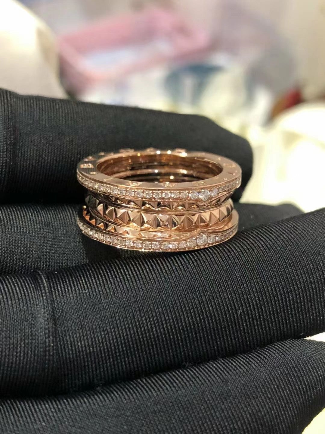 [Perla Lux]ZERO 1 ROCK DIAMOND PINK GOLD
