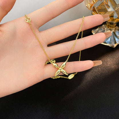 [Perla Lux]LOUISETTE GOLD NECKLACE