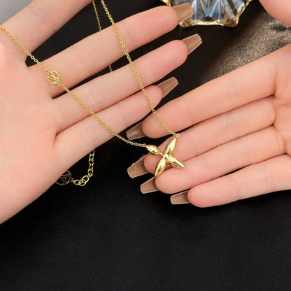 [Perla Lux]LOUISETTE GOLD NECKLACE