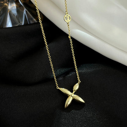 [Perla Lux]LOUISETTE GOLD NECKLACE