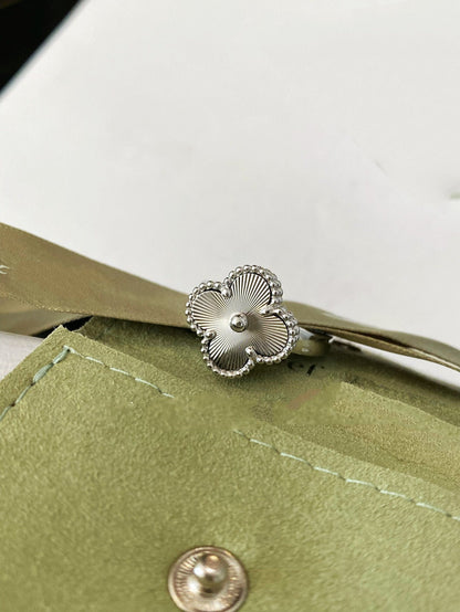 [Perla Lux]CLOVER SILVER RING