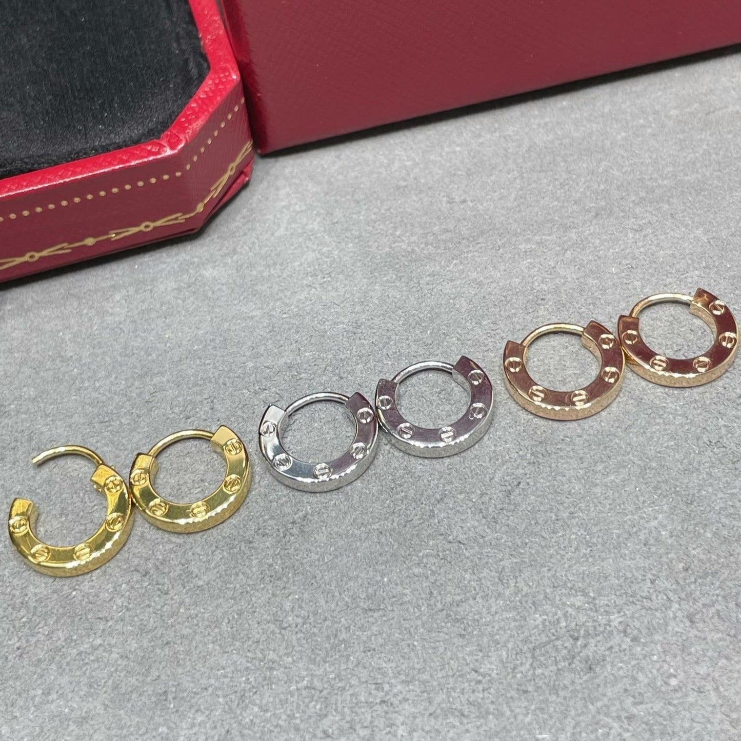 [Perla Lux]LOVE MINI EARRINGS