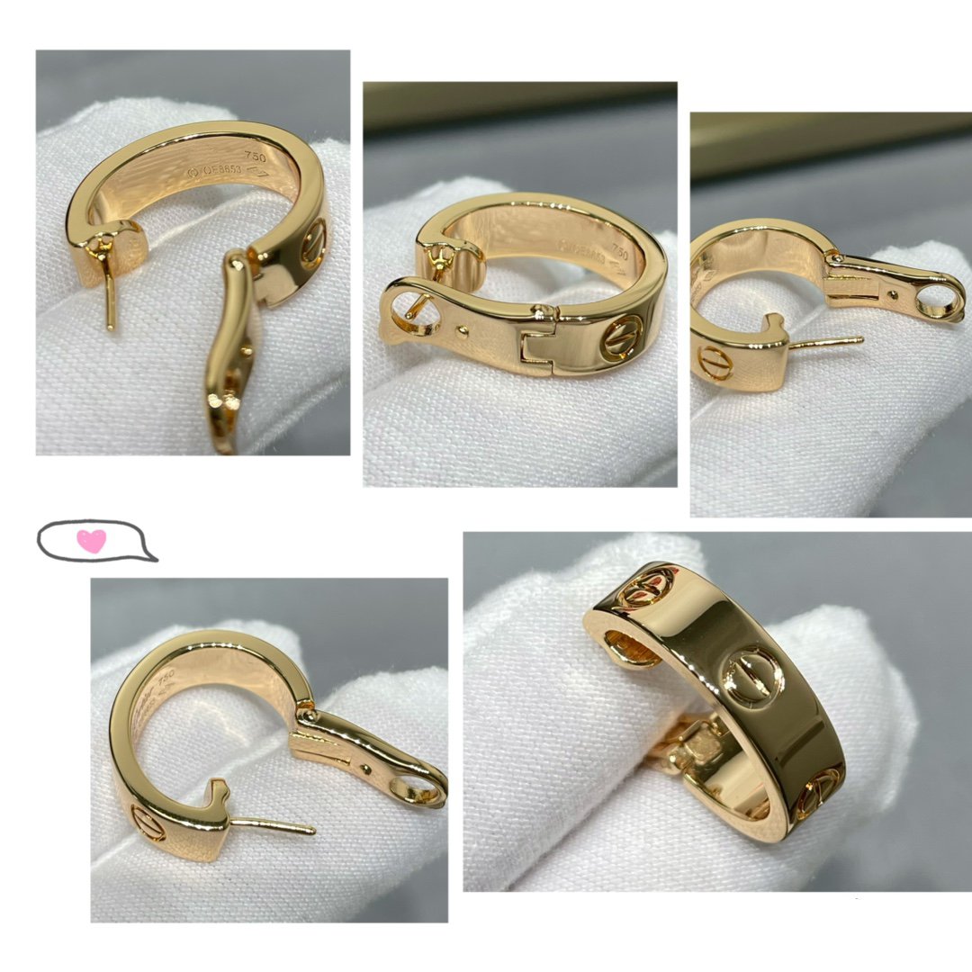 [Perla Lux]LOVE 5.5MM EARRINGS