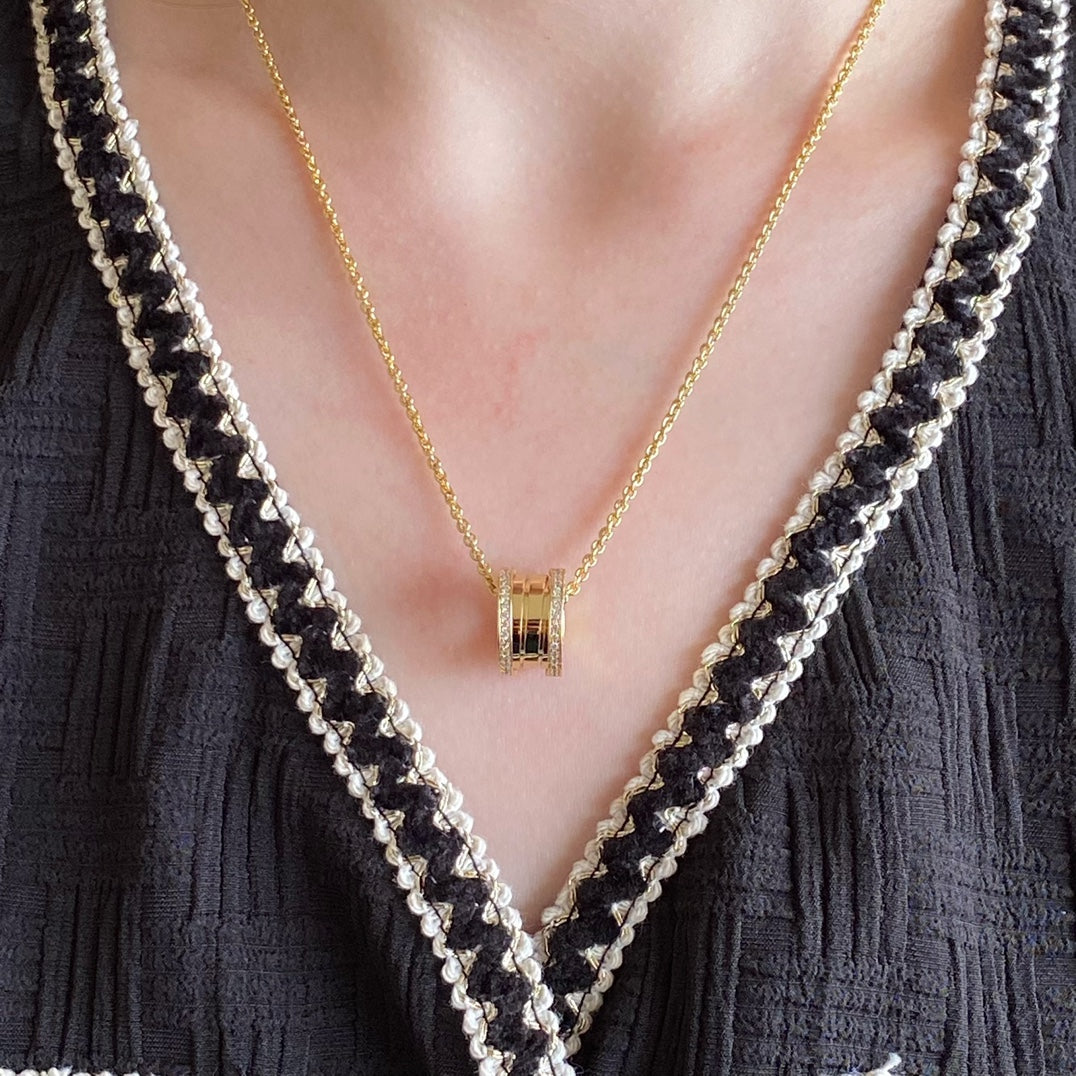 [Perla Lux]ZERO 1 DIAMOND NECKLACE