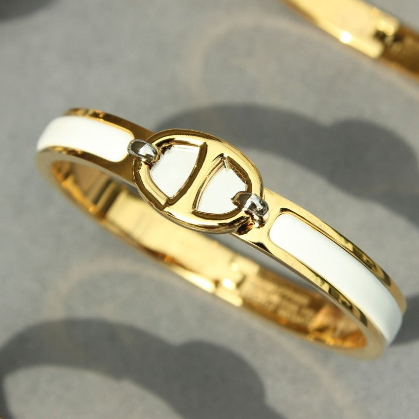[Perla Lux]CLIC CHAINE GOLD BRACELET