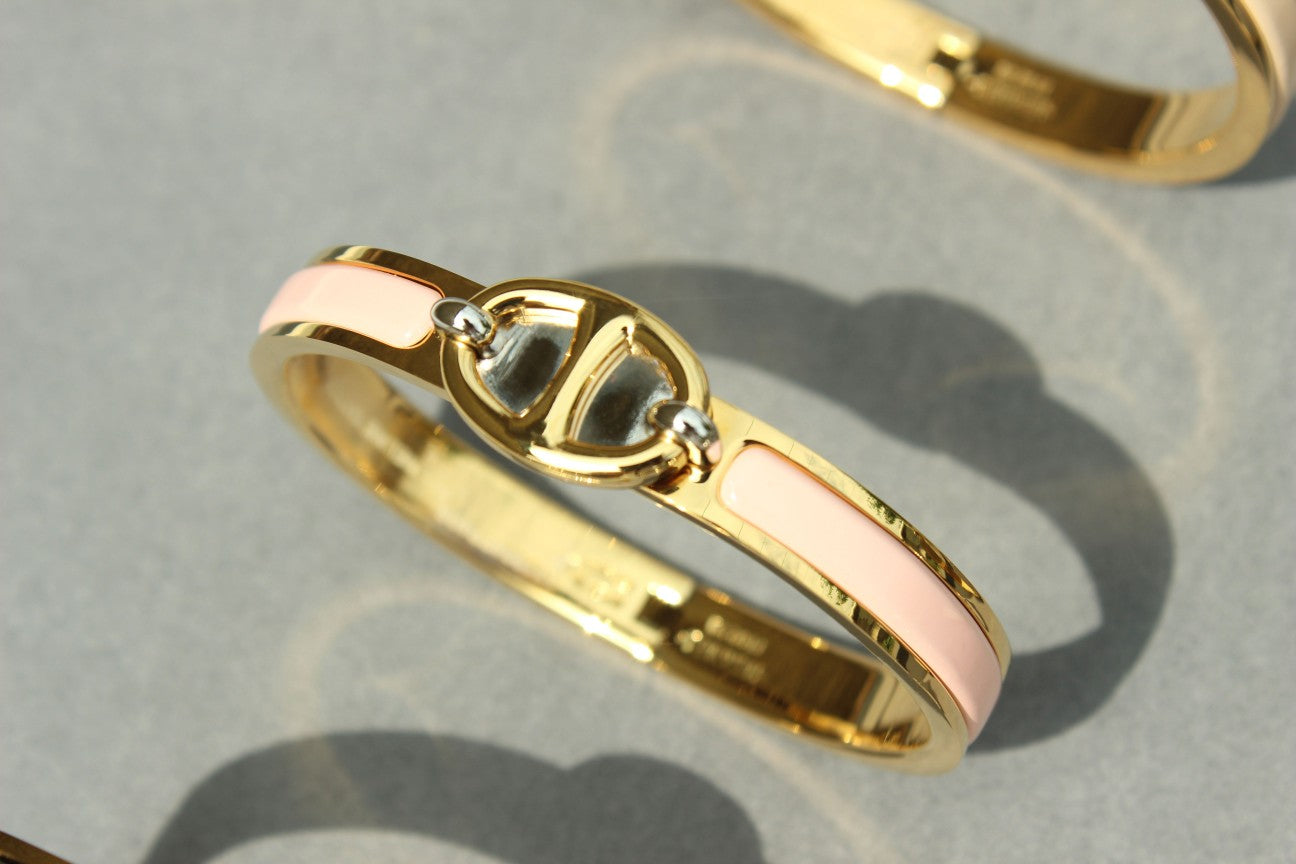 [Perla Lux]CLIC CHAINE GOLD BRACELET