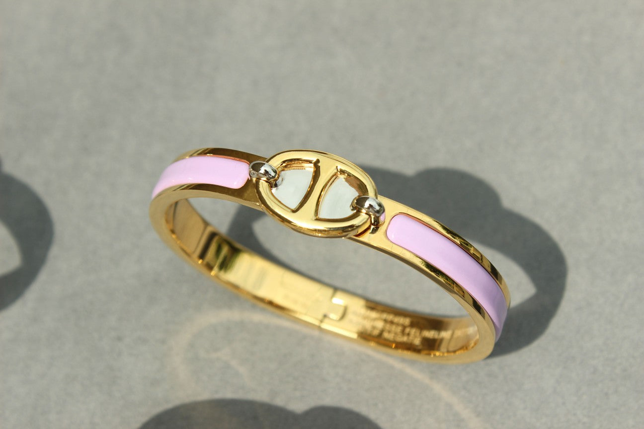 [Perla Lux]CLIC CHAINE GOLD BRACELET
