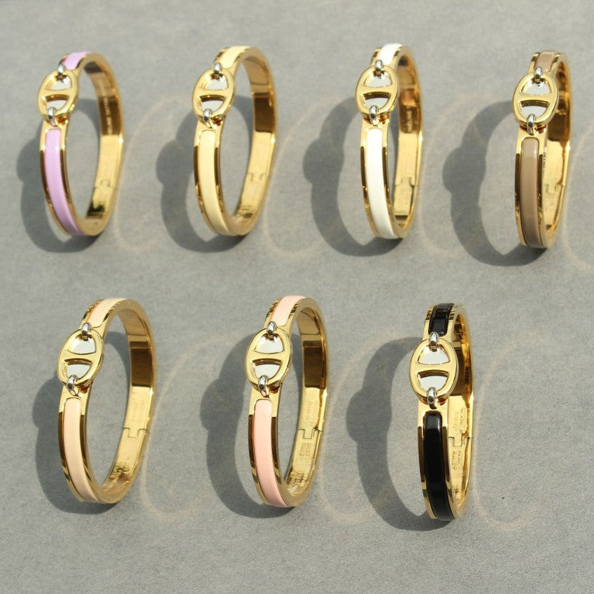 [Perla Lux]CLIC CHAINE GOLD BRACELET