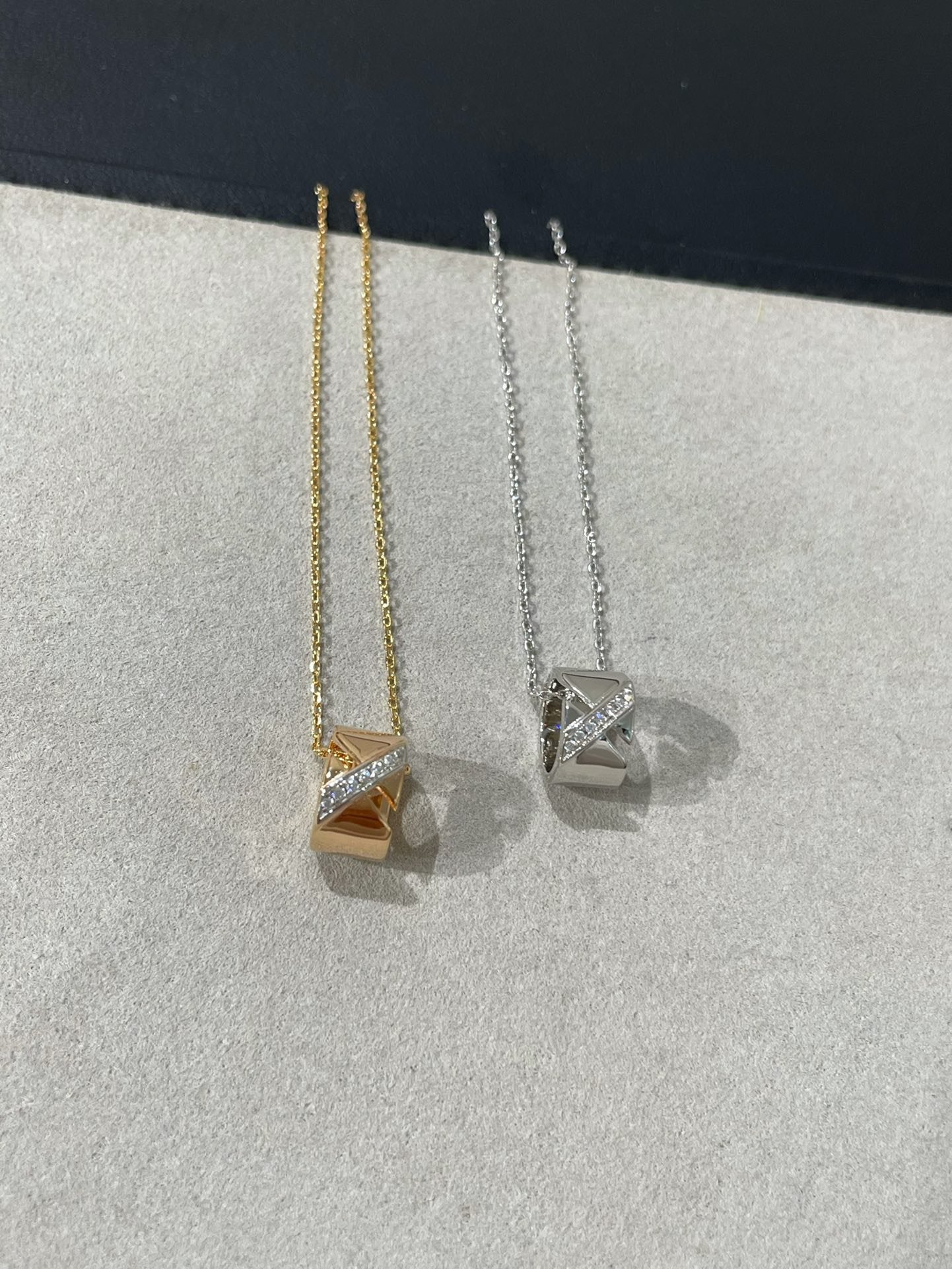 [Perla Lux]LIENS EVIDENCE DIAMOND NECKLACE