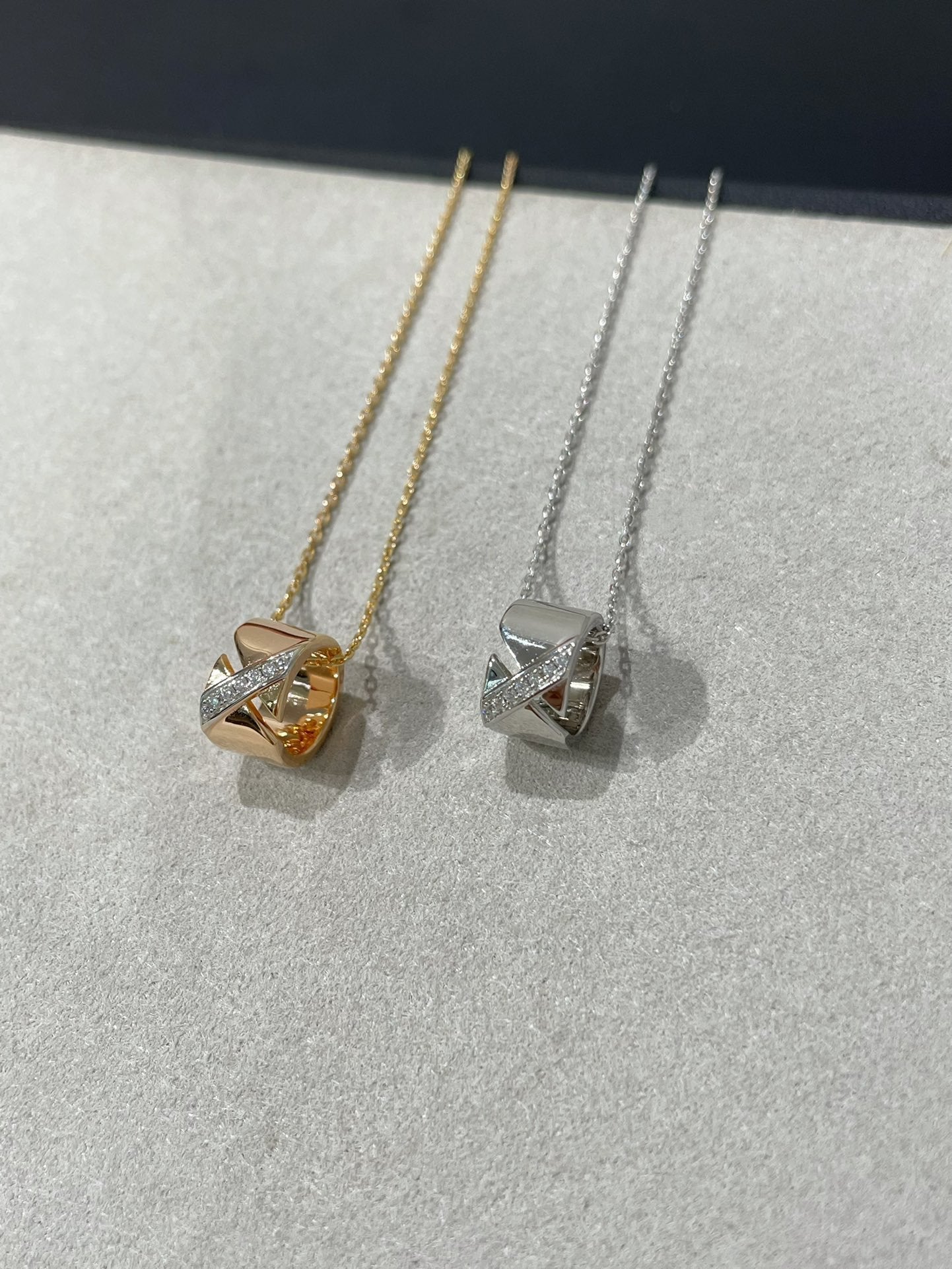 [Perla Lux]LIENS EVIDENCE DIAMOND NECKLACE