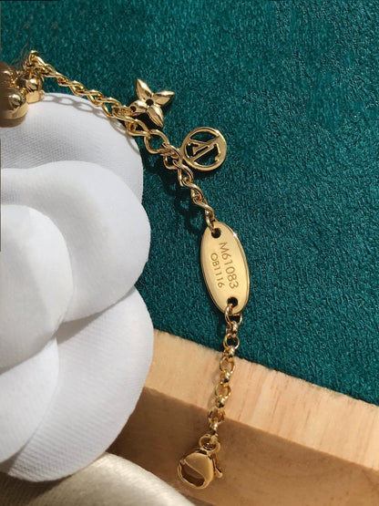 [Perla Lux]BLOOMING PINK GOLD MOP BRACELET