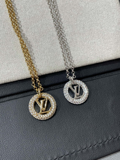 [Perla Lux]BY NIGHT DIAMOND PAVED NECKLACE
