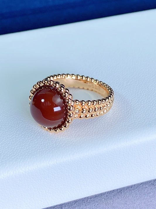 [Perla Lux]PERLEE COULEURS ROSE GOLD RING
