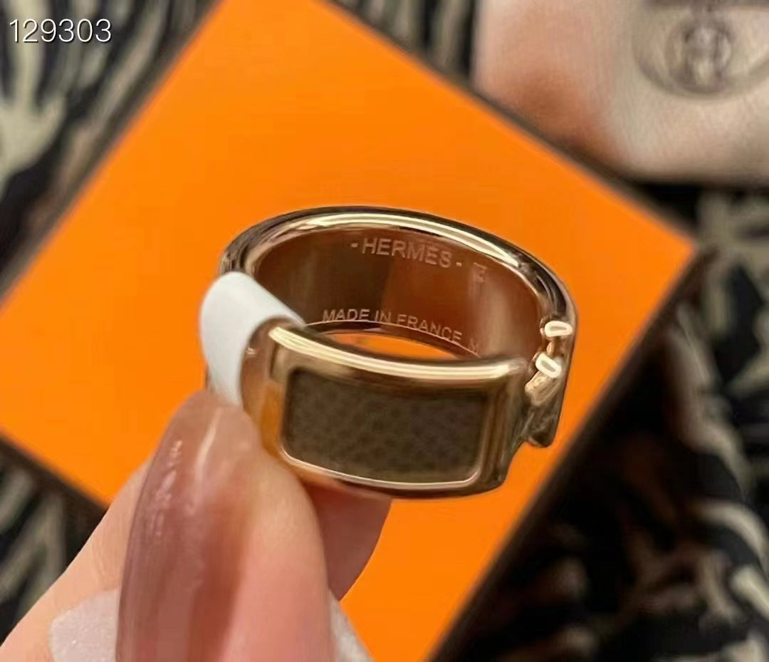 [Perla Lux]OLYMPE PINK GOLD RING