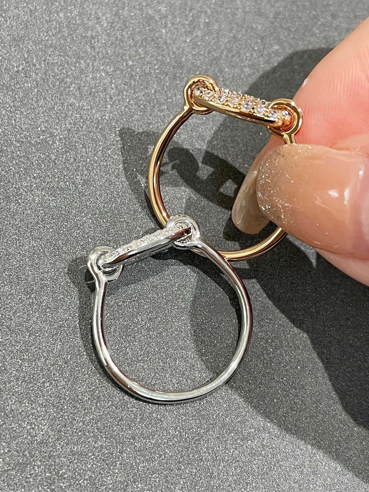 [Perla Lux]RONDE SMALL DIAMOND RING