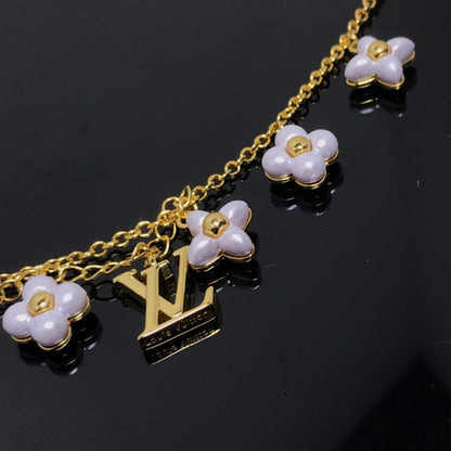 [Perla Lux]LOGO 6 MOTIF STAR AND SUN GOLD BRACELET