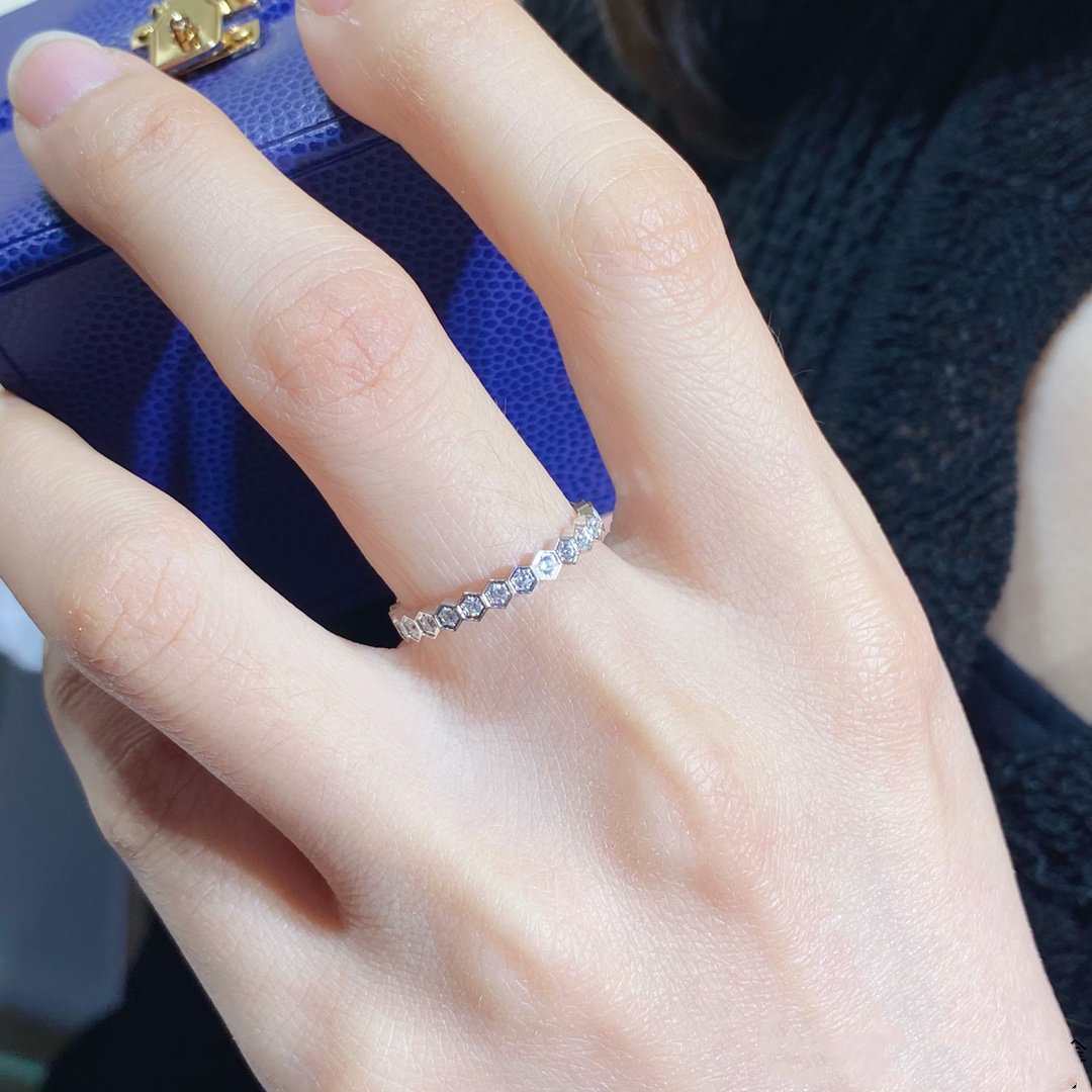 [Perla Lux]BEE LOVE DIAMOND PAVED SMALL RING