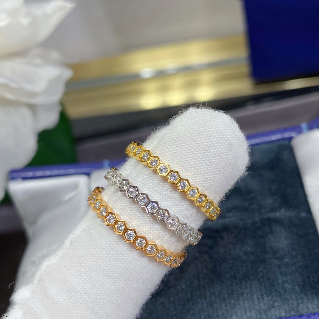 [Perla Lux]BEE LOVE DIAMOND PAVED SMALL RING