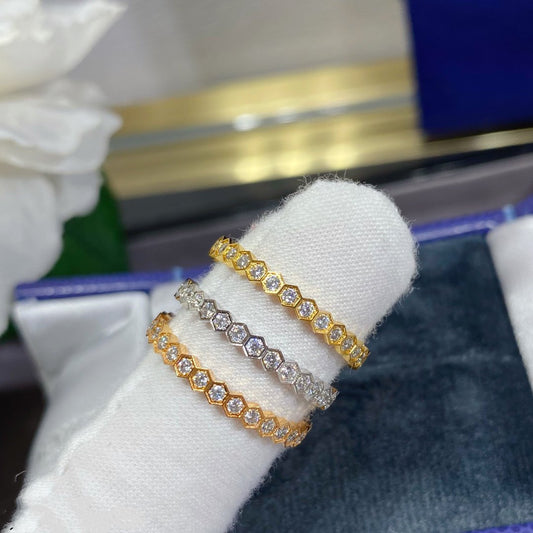 [Perla Lux]BEE LOVE DIAMOND PAVED SMALL RING