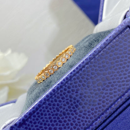 [Perla Lux]BEE LOVE DIAMOND PAVED SMALL RING