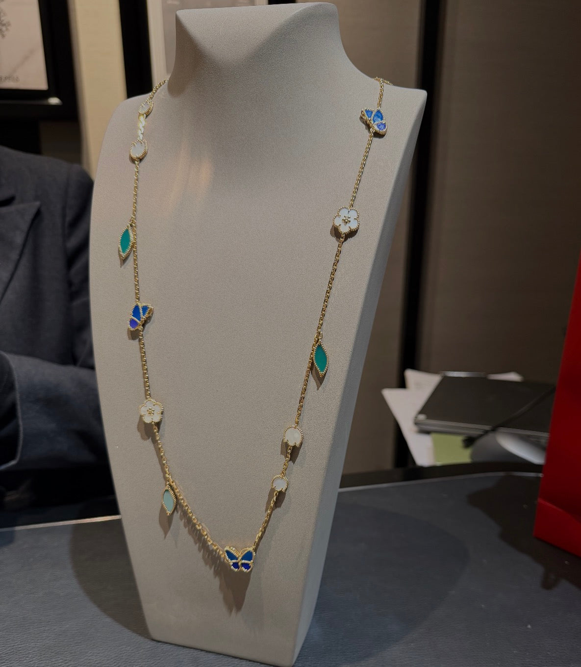 [Perla Lux] 26 NEW CLOVER 15 MOTIFS LUCKY NECKLACE