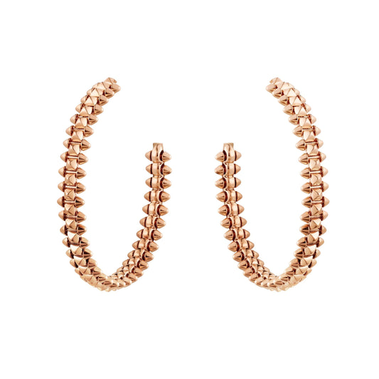 [Perla Lux]CLASH LARGE HOOP EARRINGS