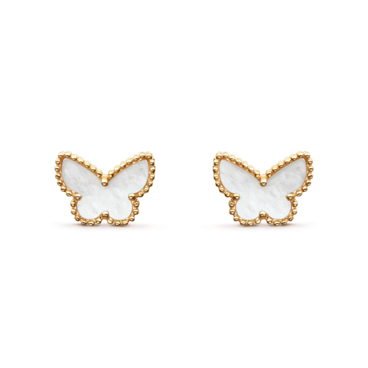 [Perla Lux]SWEET BUTTERFLY MOP EARSTUDS