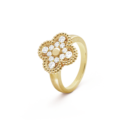 [Perla Lux]CLOVER DIAMOND RING