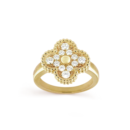 [Perla Lux]CLOVER DIAMOND RING