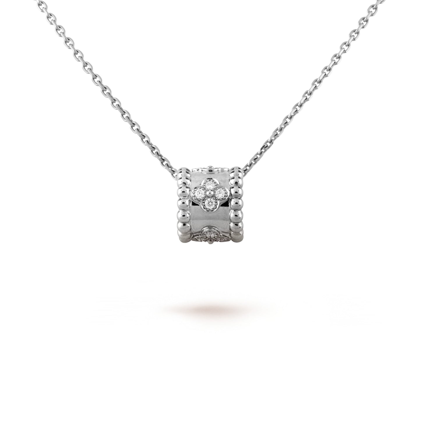 [Perla Lux]PERLEE PEDANT SIVLER DIAMOND NECKLACE