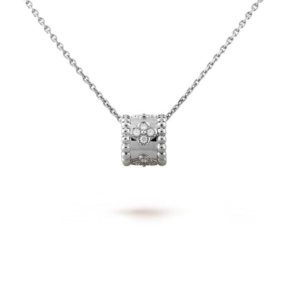 [Perla Lux]PERLEE PEDANT SIVLER DIAMOND NECKLACE