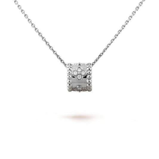 [Perla Lux]PERLEE PEDANT SIVLER DIAMOND NECKLACE