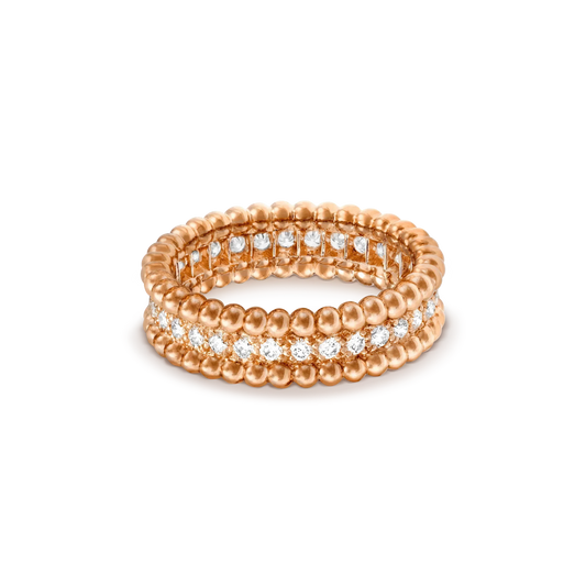 [Perla Lux]PERLEE DIAMOND ROSE GOLD RING