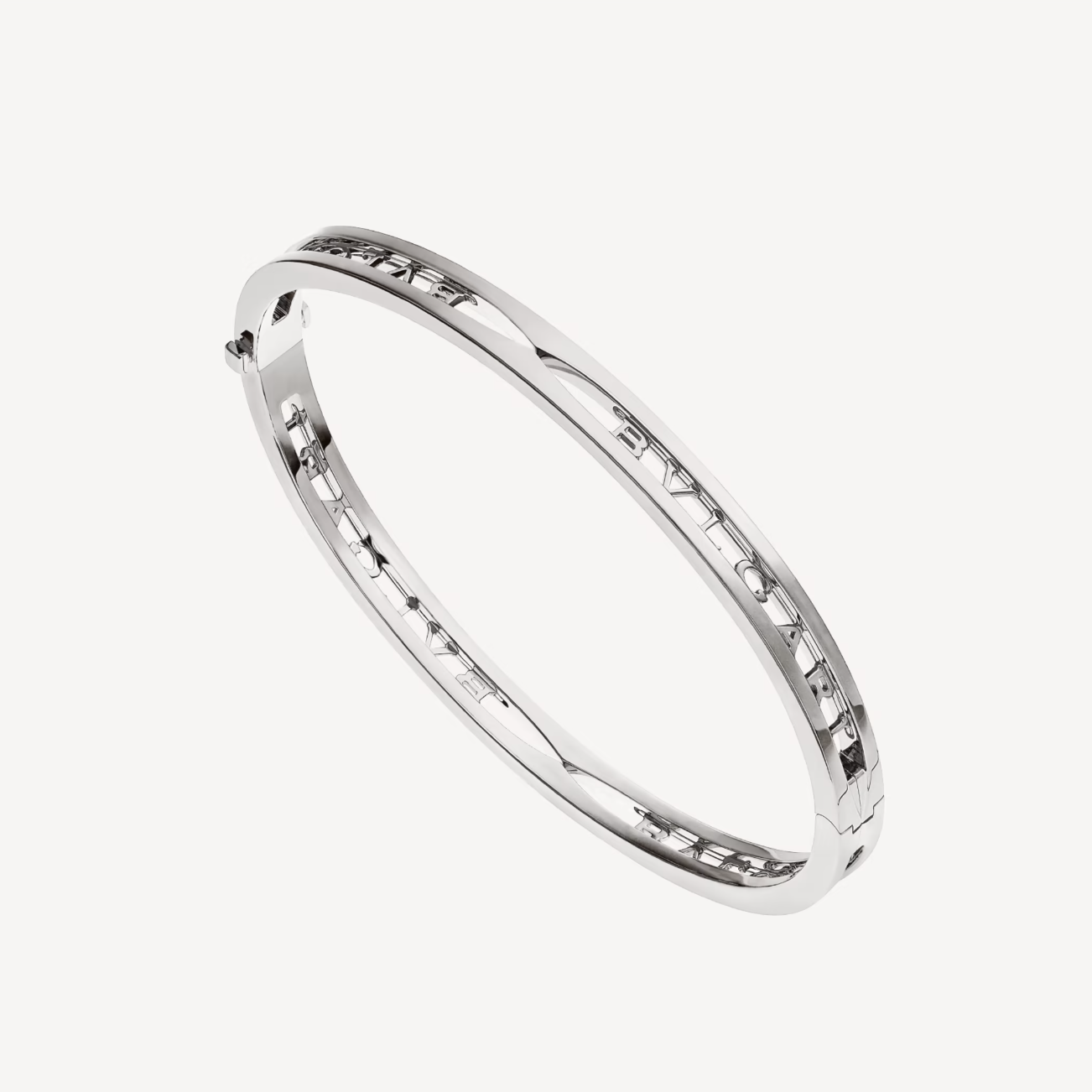 [Perla Lux]ZERO 1 SPIRAL LOGO SILVER BRACELET